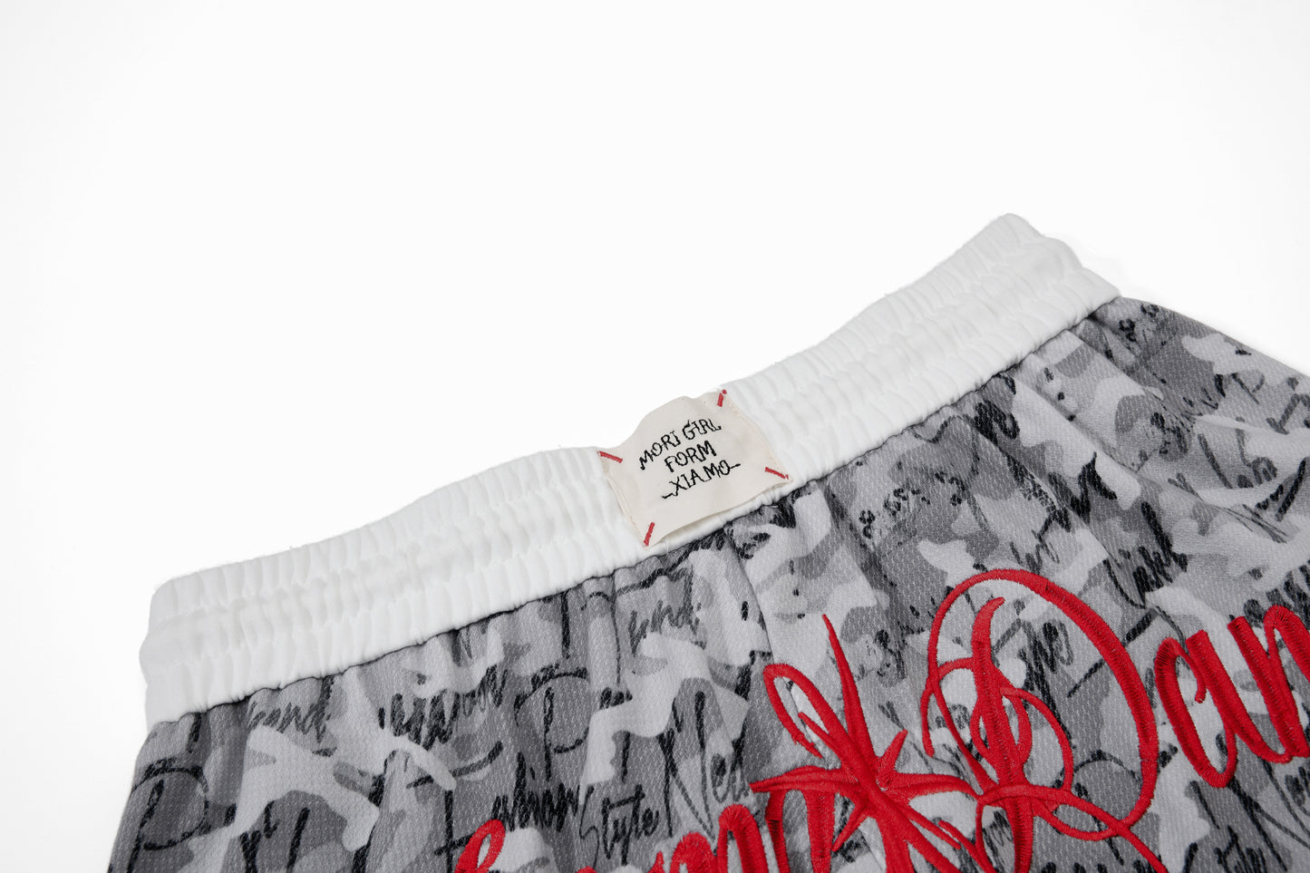 CapCabin Camo Script Wide-Leg Pants