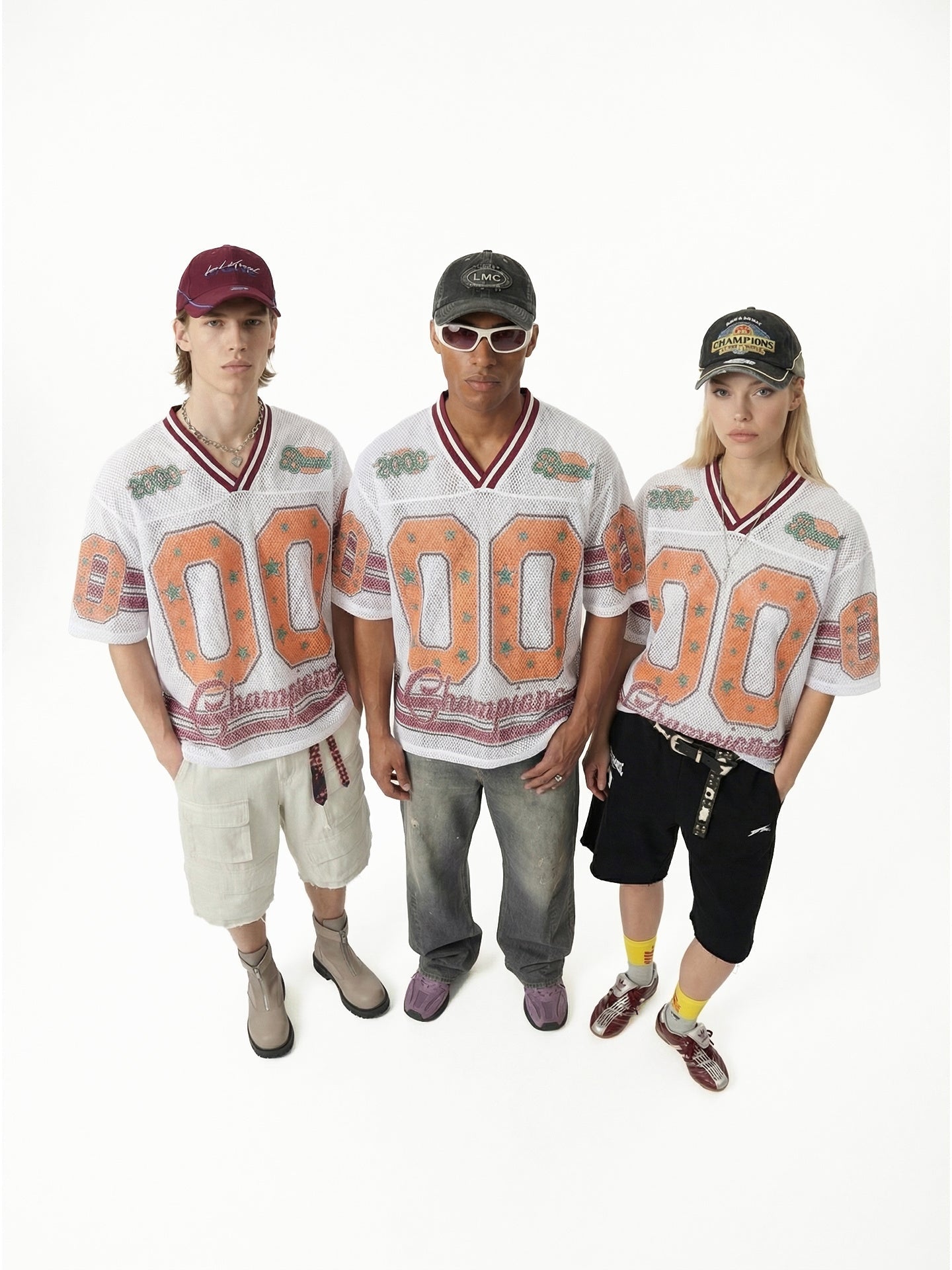 CapCabin “Champions 00” Mesh Jersey T-Shirt