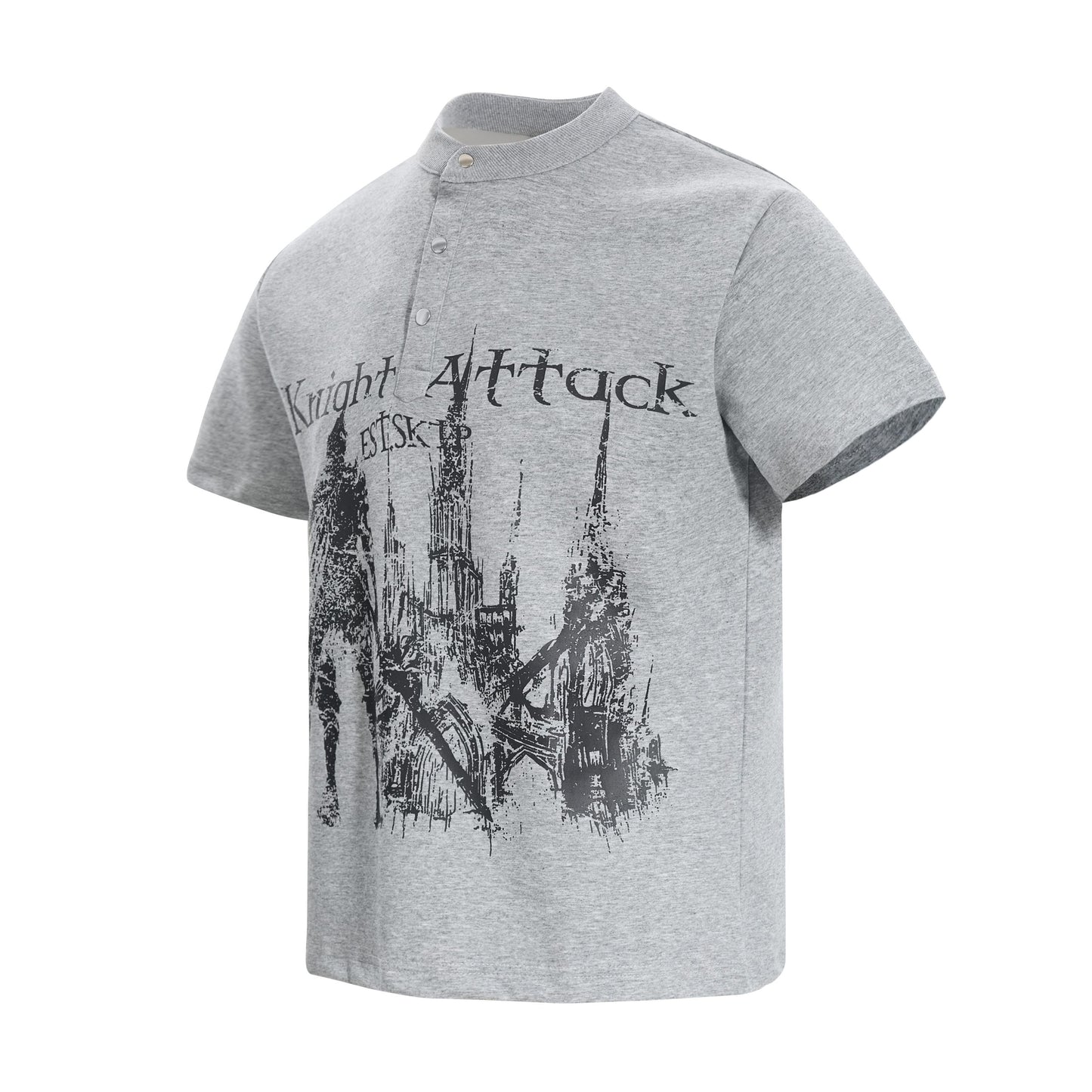 CapCabin “Knight Attack Graphic Polo Tee”