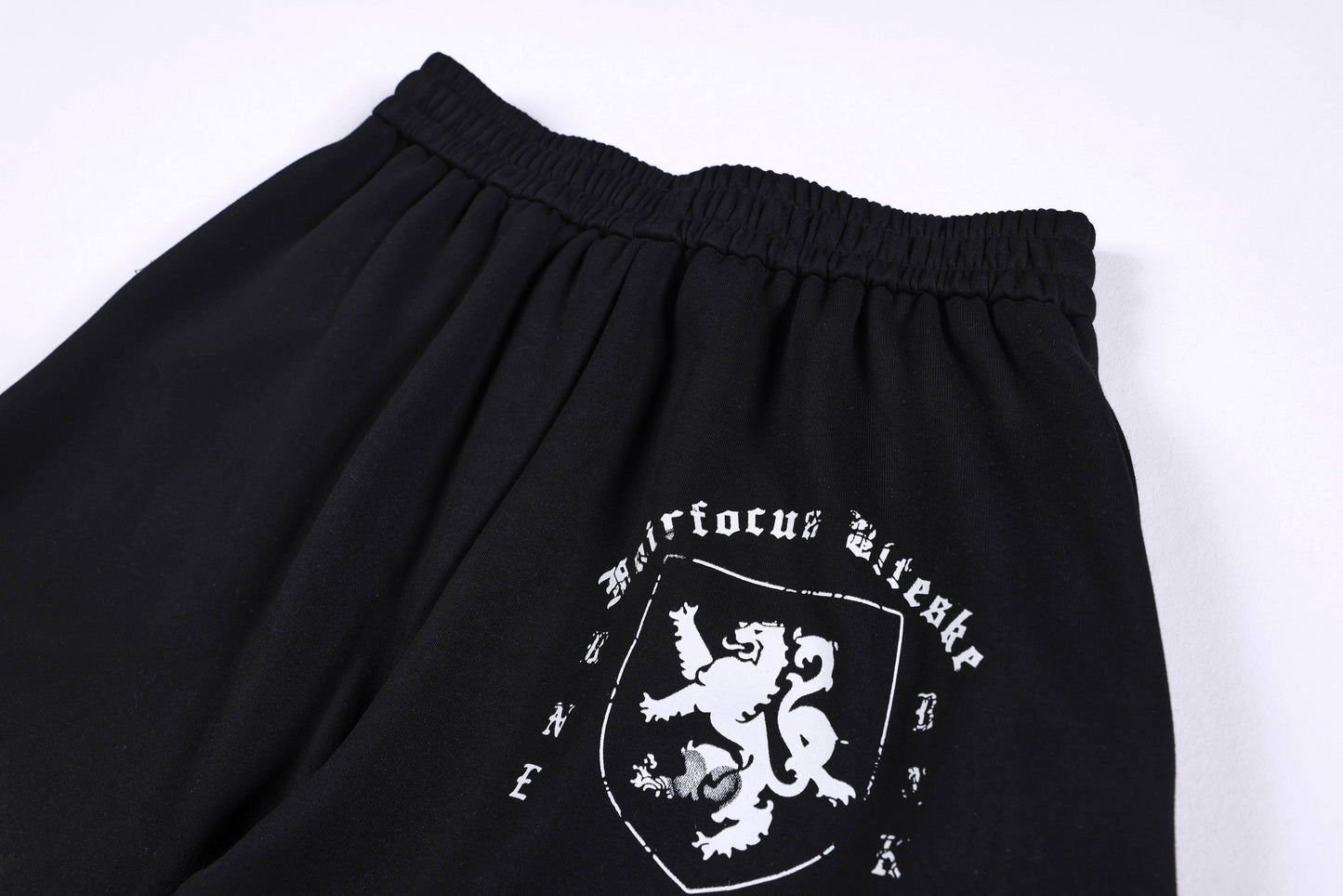 CapCabin Gothic Script Wide-Leg Pants