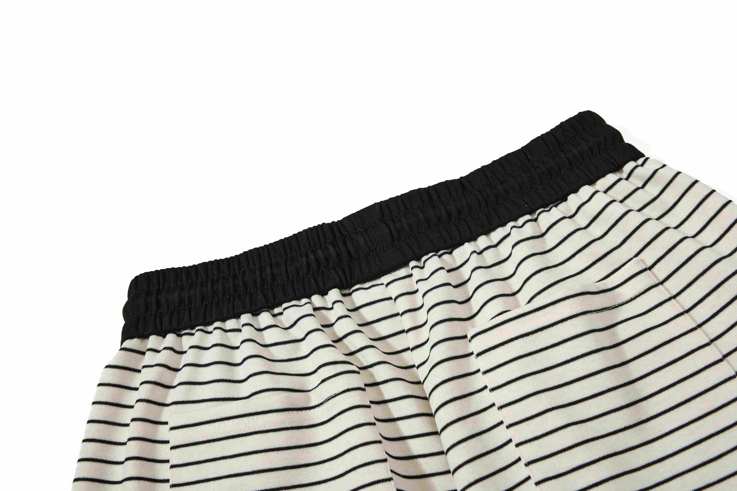 CapCabin “Striped Gothic Draped Pants”