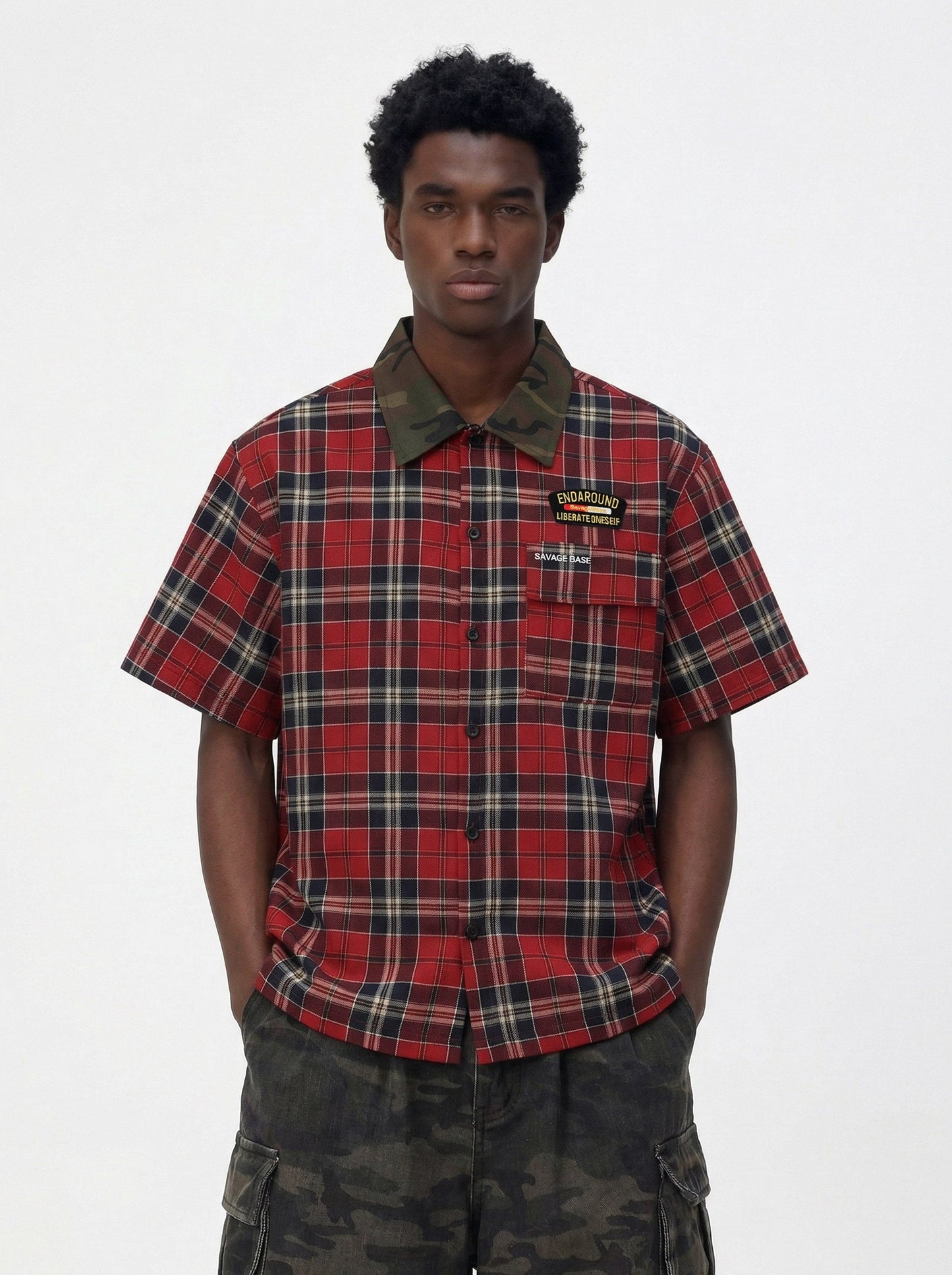 CapCabin “Savage Base” Plaid Shirt