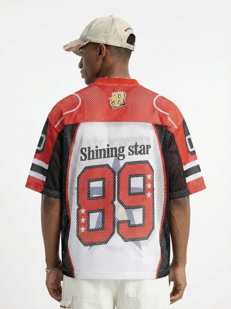 CapCabin “Shining Star 89” Mesh Jersey T-Shirt
