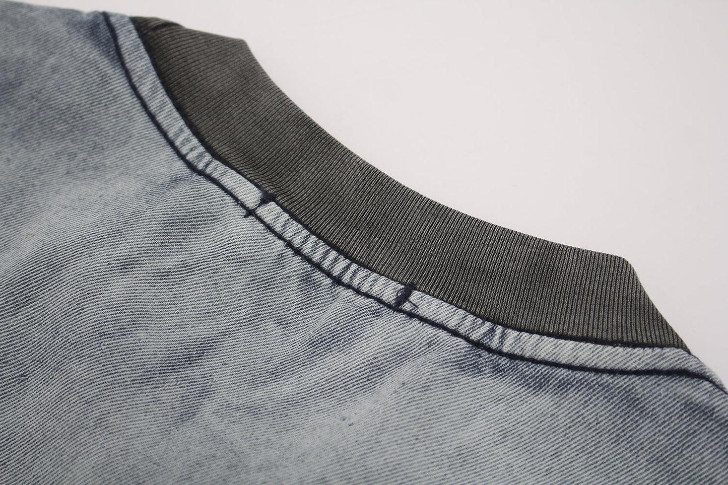 CapCabin Vintage Distressed Embroidery Graphic T-Shirt