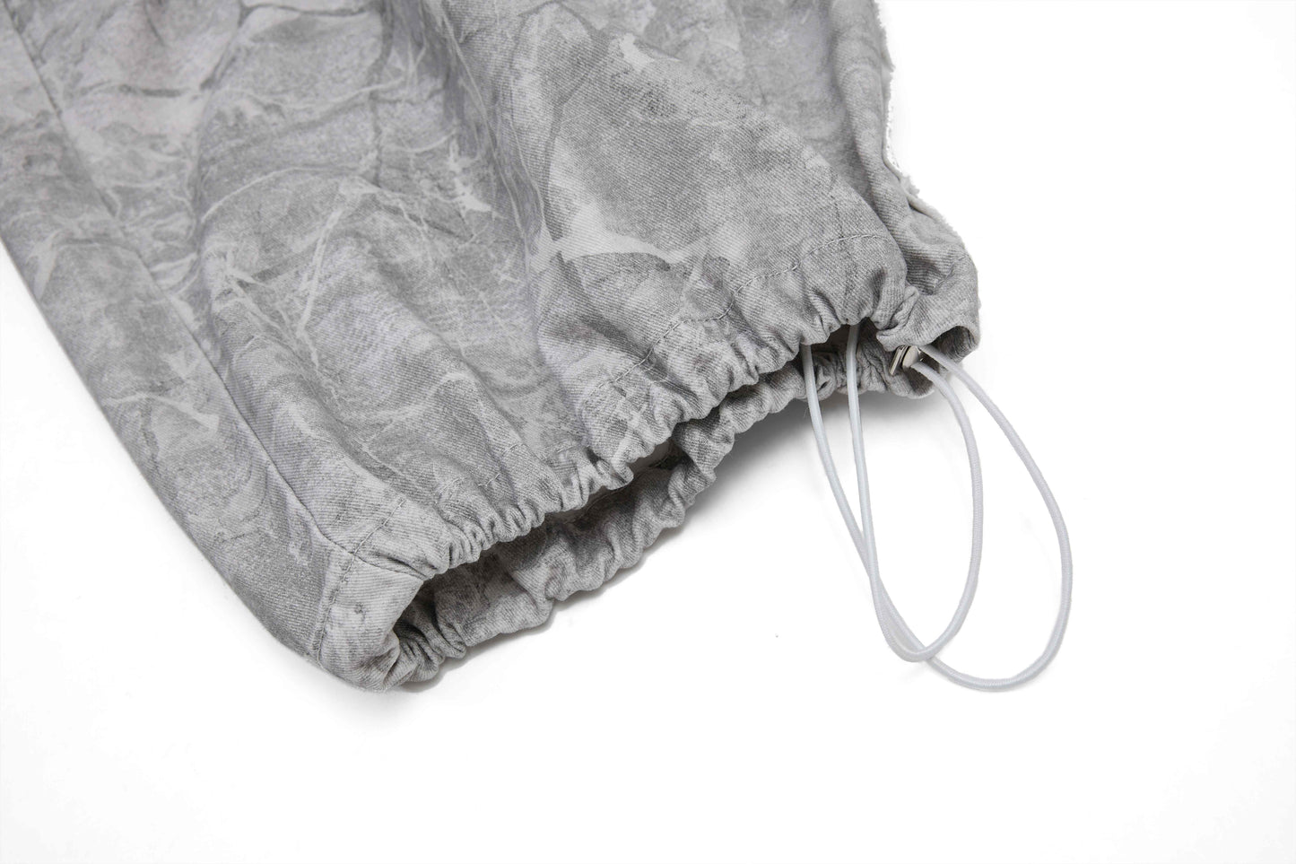CapCabin “Washed Marble Wide-Leg Pants”