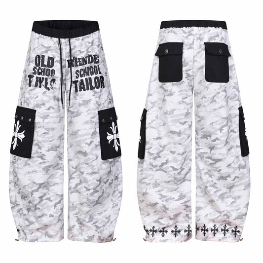 CapCabin Camo Graphic Cargo Pants