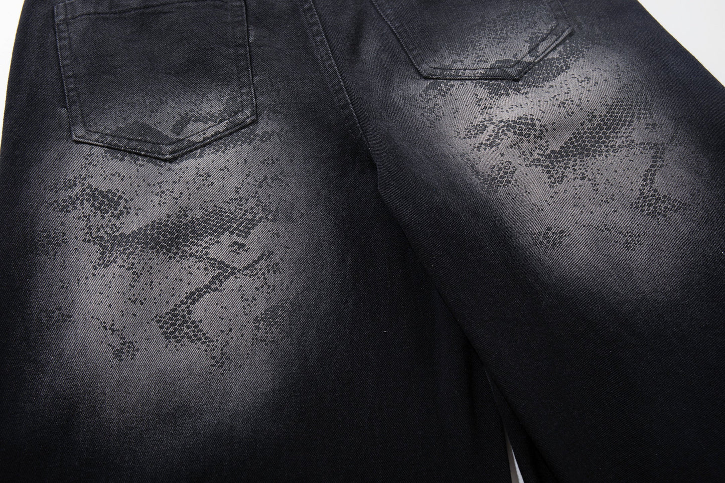 CapCabin Shadow Camo Wide-Leg Pants