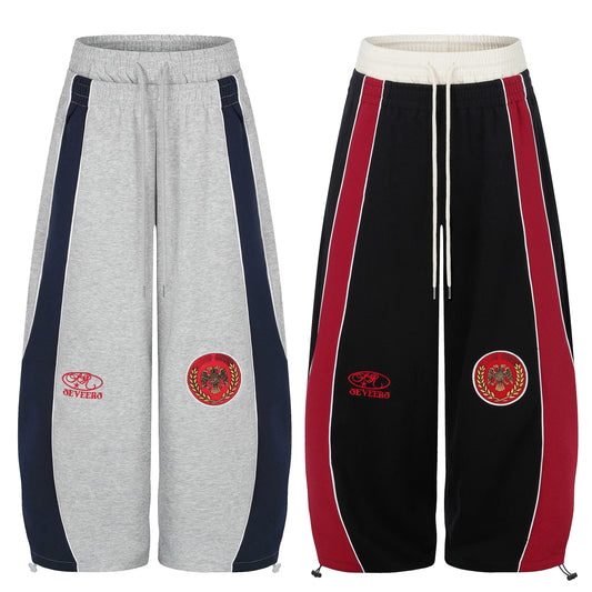 CapCabin Retro Crest Panel Sweatpants