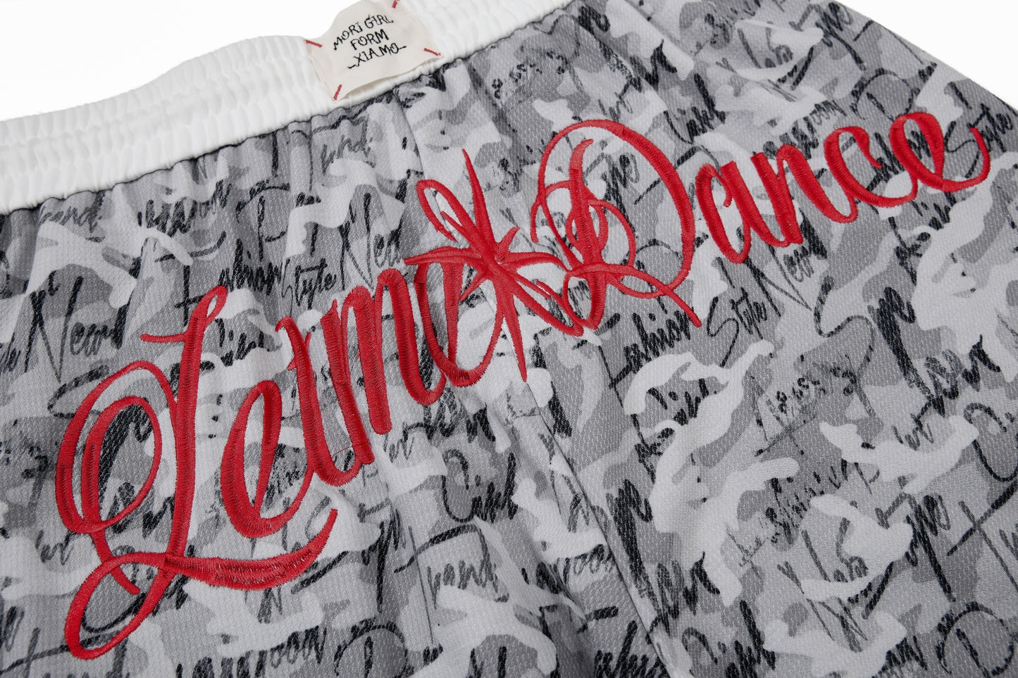 CapCabin Camo Script Wide-Leg Pants