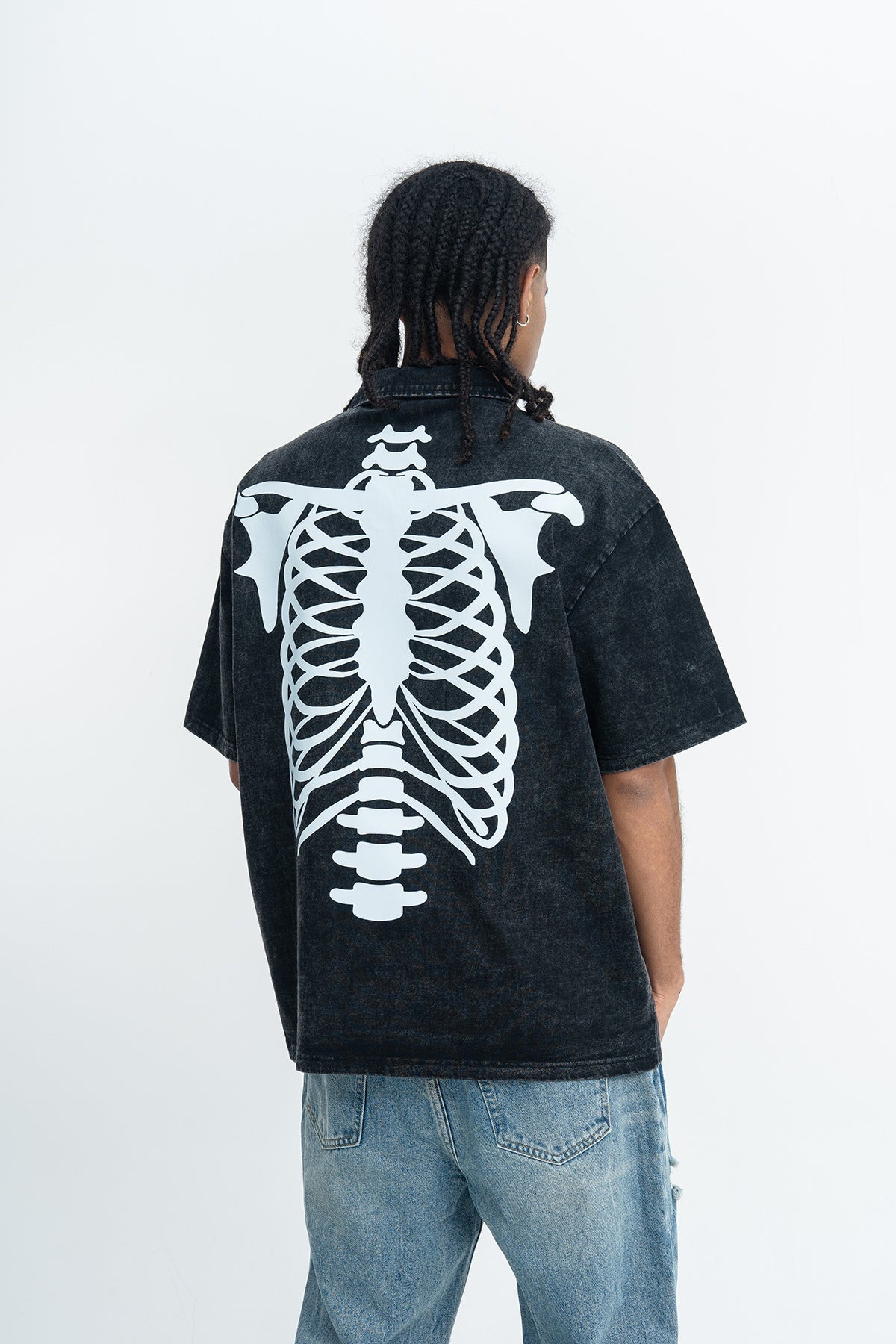 CapCabin “Darkness Spine” Graphic Shirt