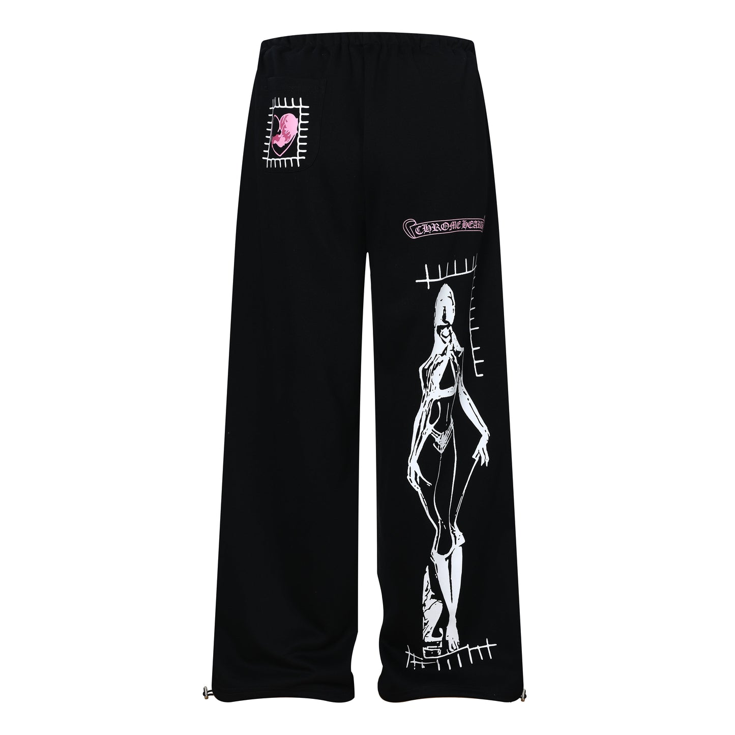 CapCabin Graphic Wide-Leg Sweatpants