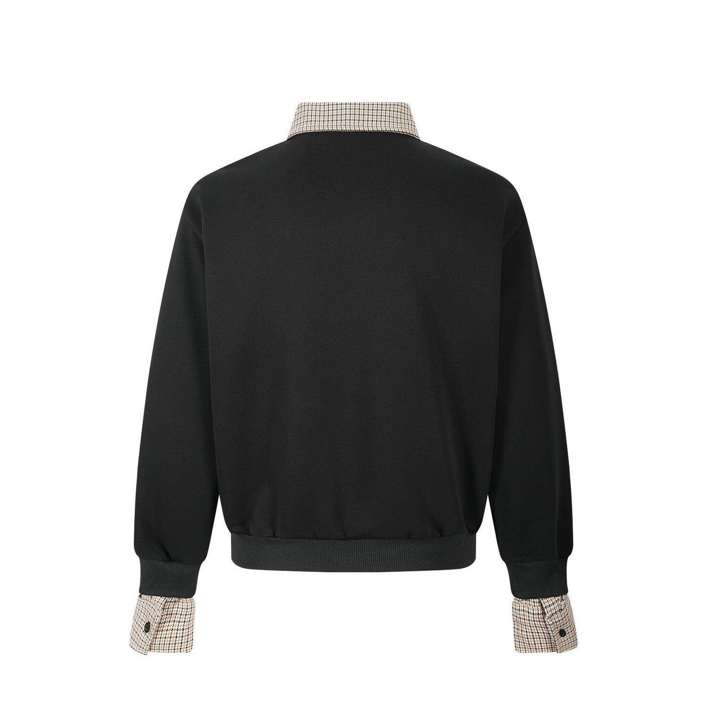 CapCabin Layered Collar Half-Zip Pullover