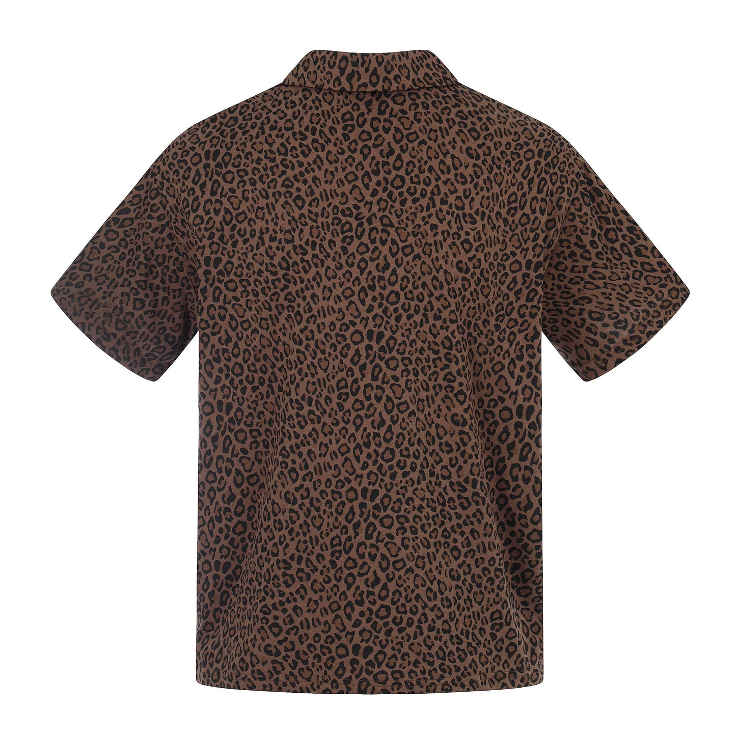 CapCabin “Leopard Script Polo Tee”