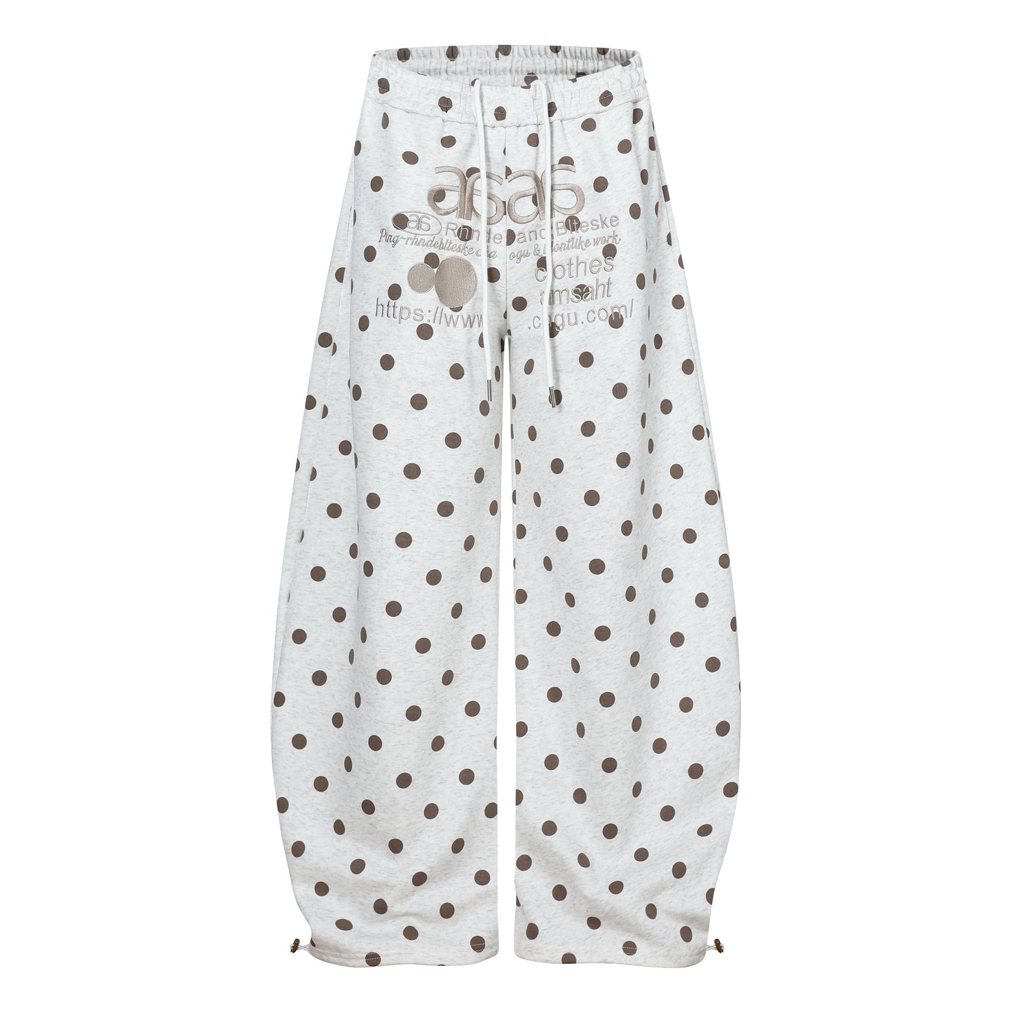 CapCabin Star Print Wide-Leg Pants