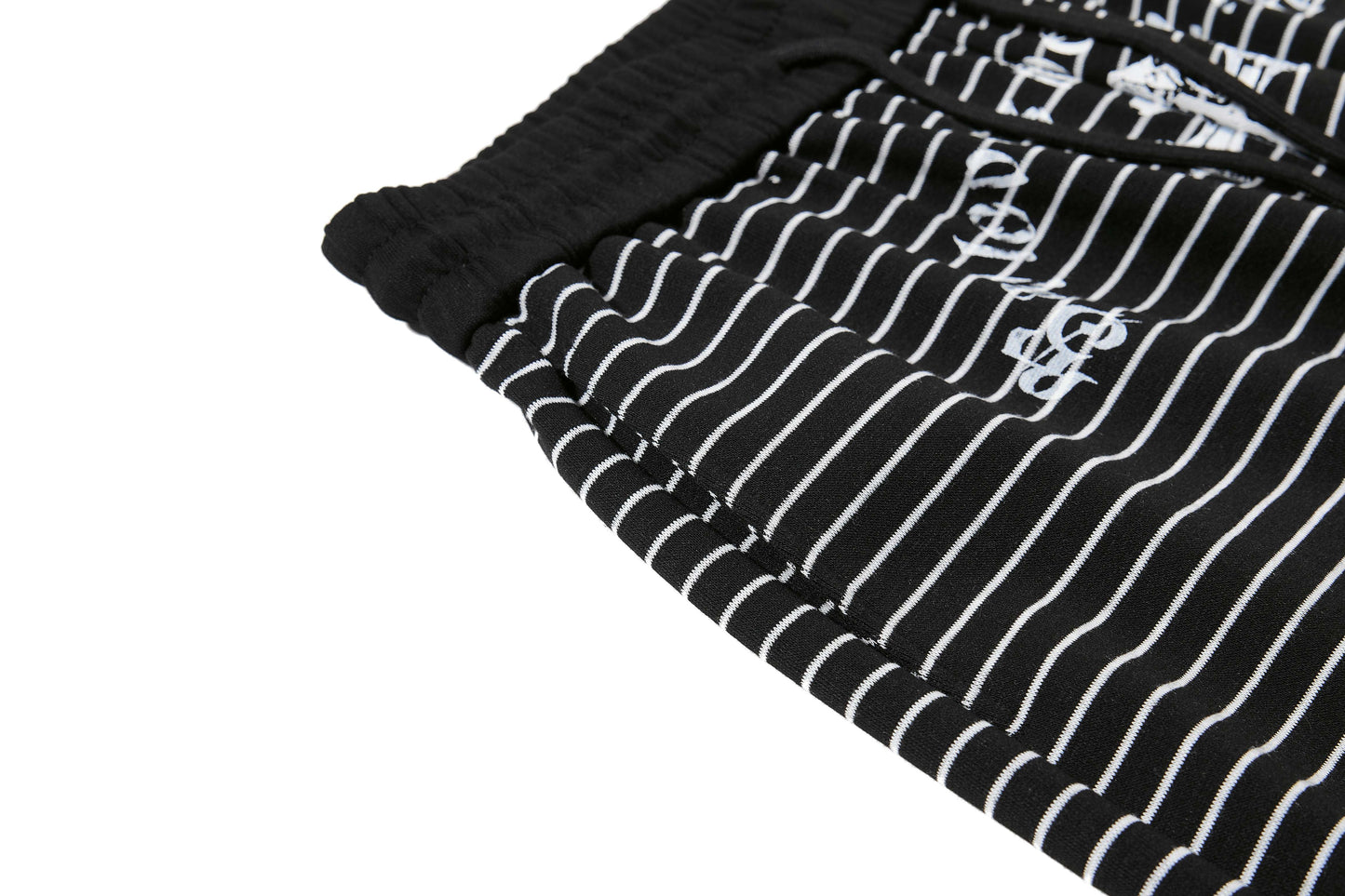 CapCabin “Striped Gothic Draped Pants”