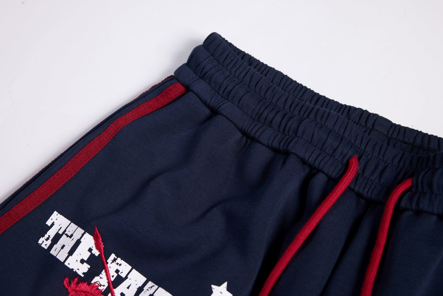 CapCabin Retro College Badge Wide-Leg Sweatpants