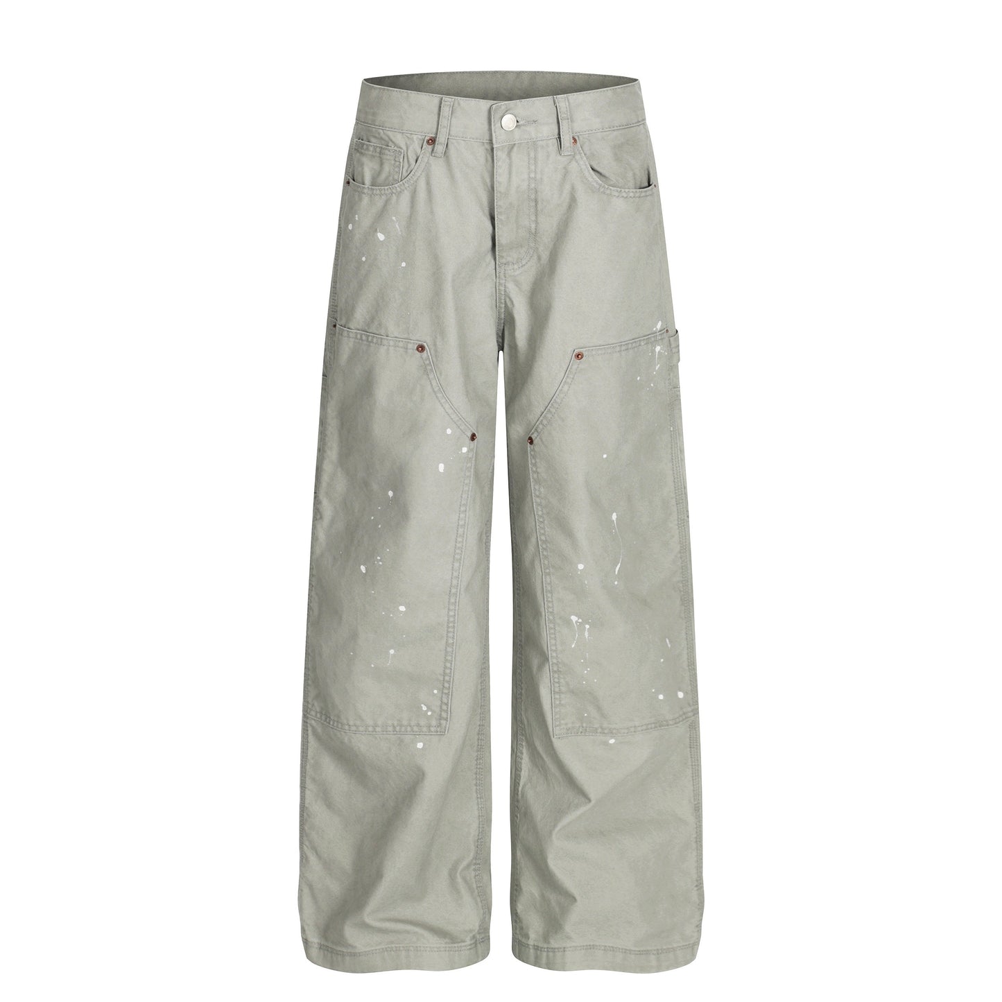 CapCabin Paint-Splatter Utility Work Pants