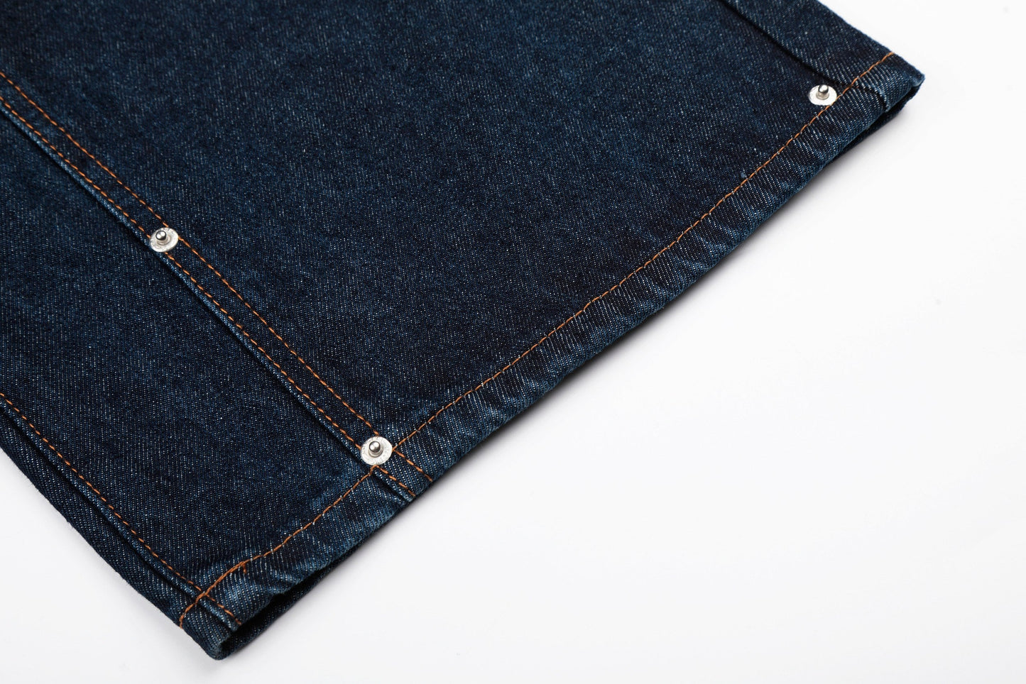 CapCabin “Layered Panel Denim Shorts”