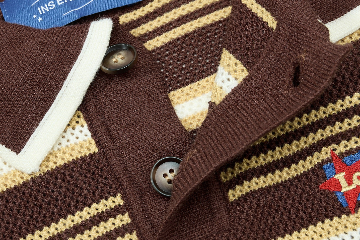 CapCabin “Retro Stripe Knit Polo”