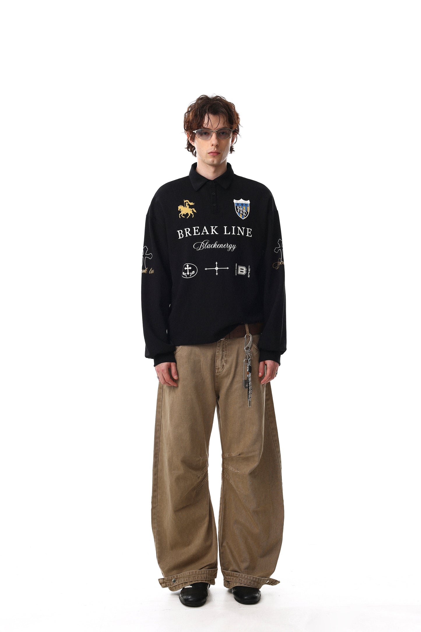 CapCabin Break Line Graphic Polo