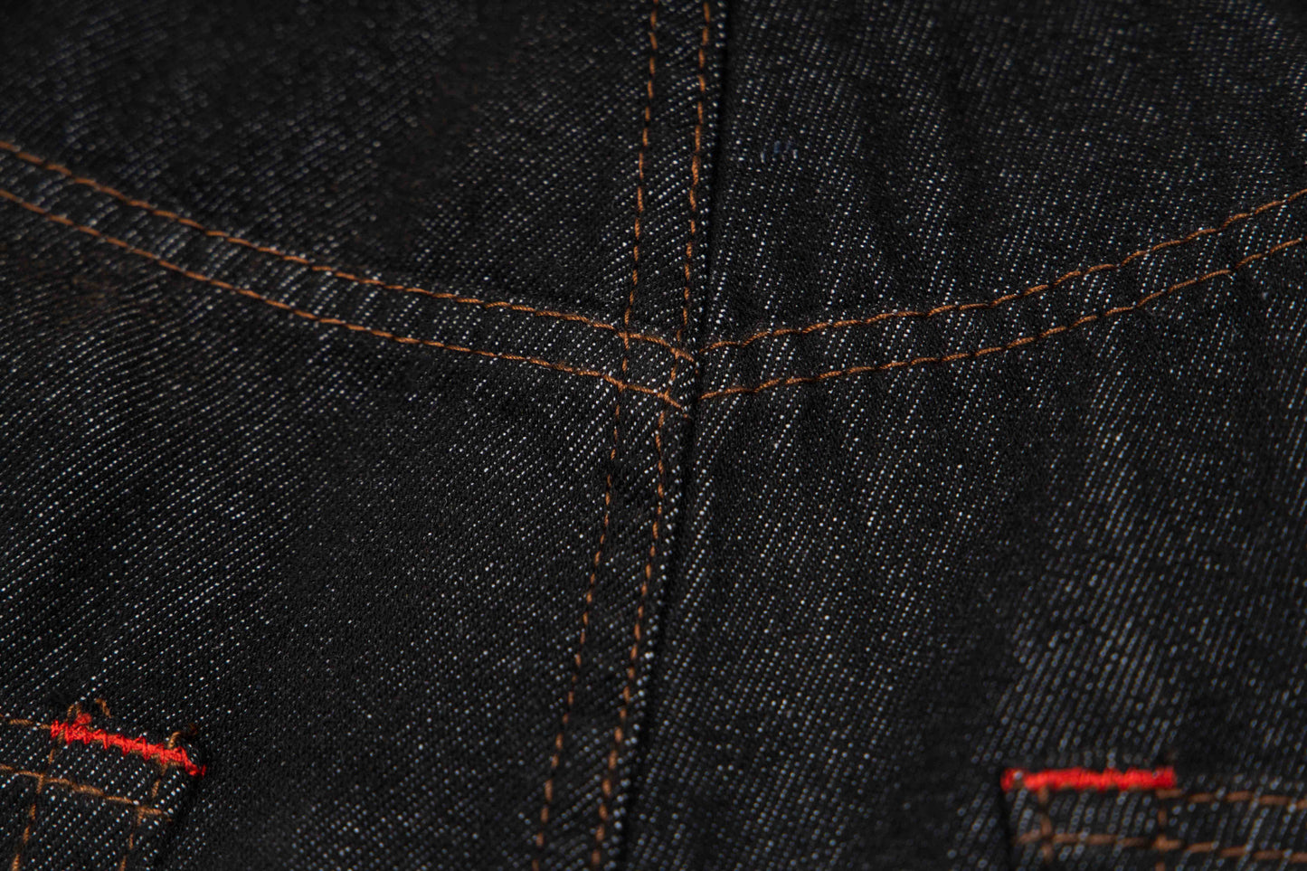CapCabin Hook Closure Wide-Leg Denim Pants