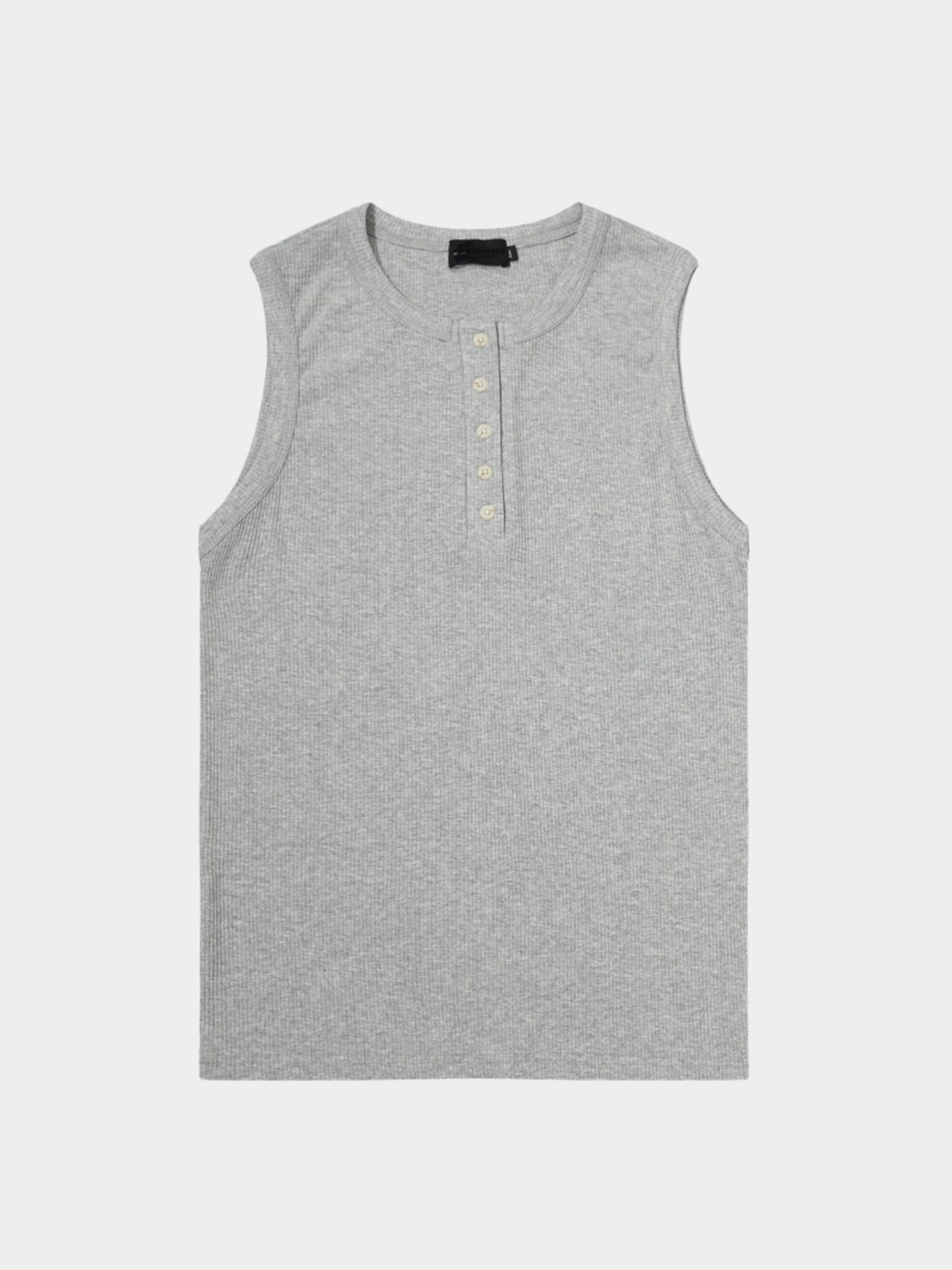 Frostfall - Slim Fit Ribbed Sleeveless Tank Top