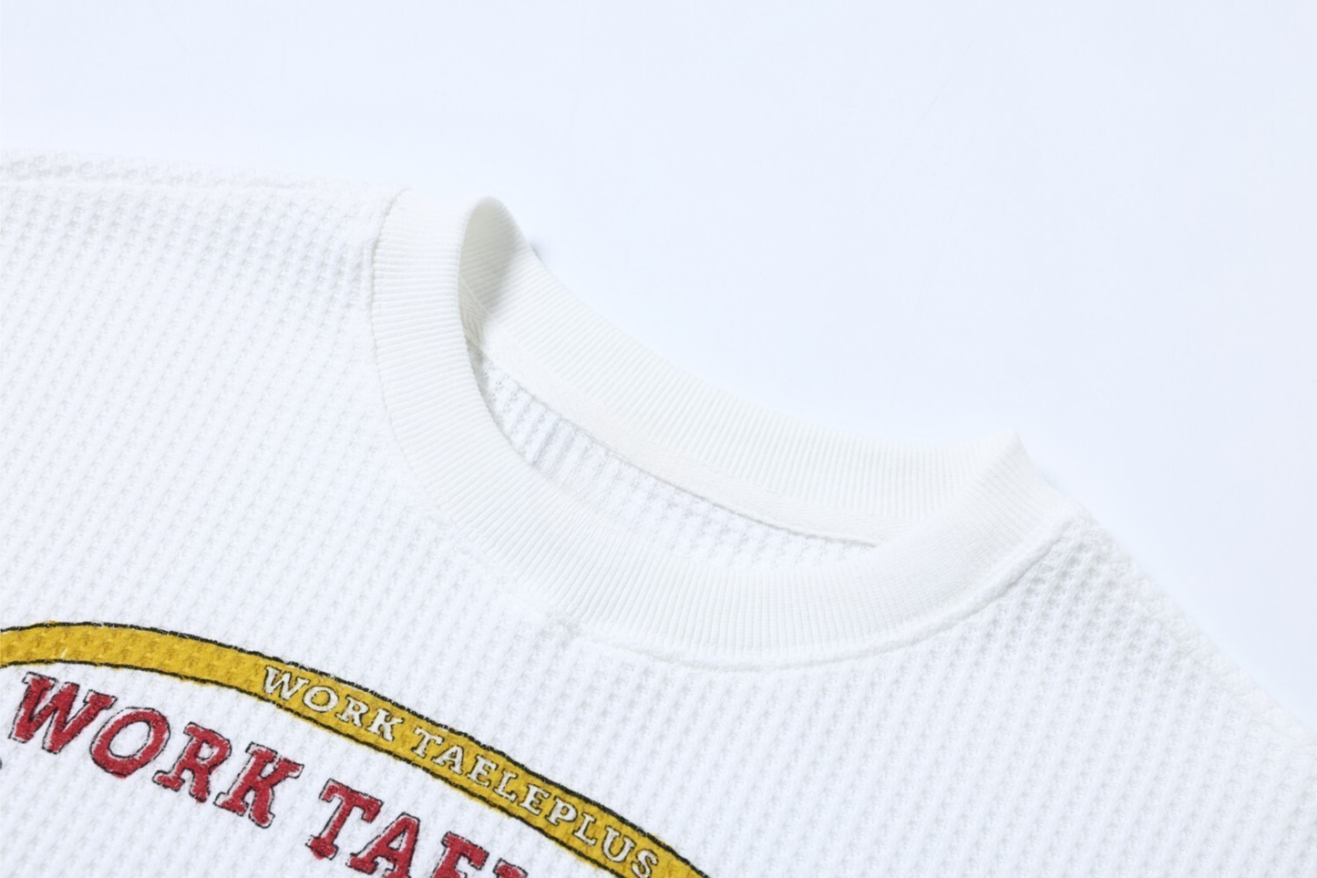 CapCabin Waffle Graphic Long Sleeve Tee