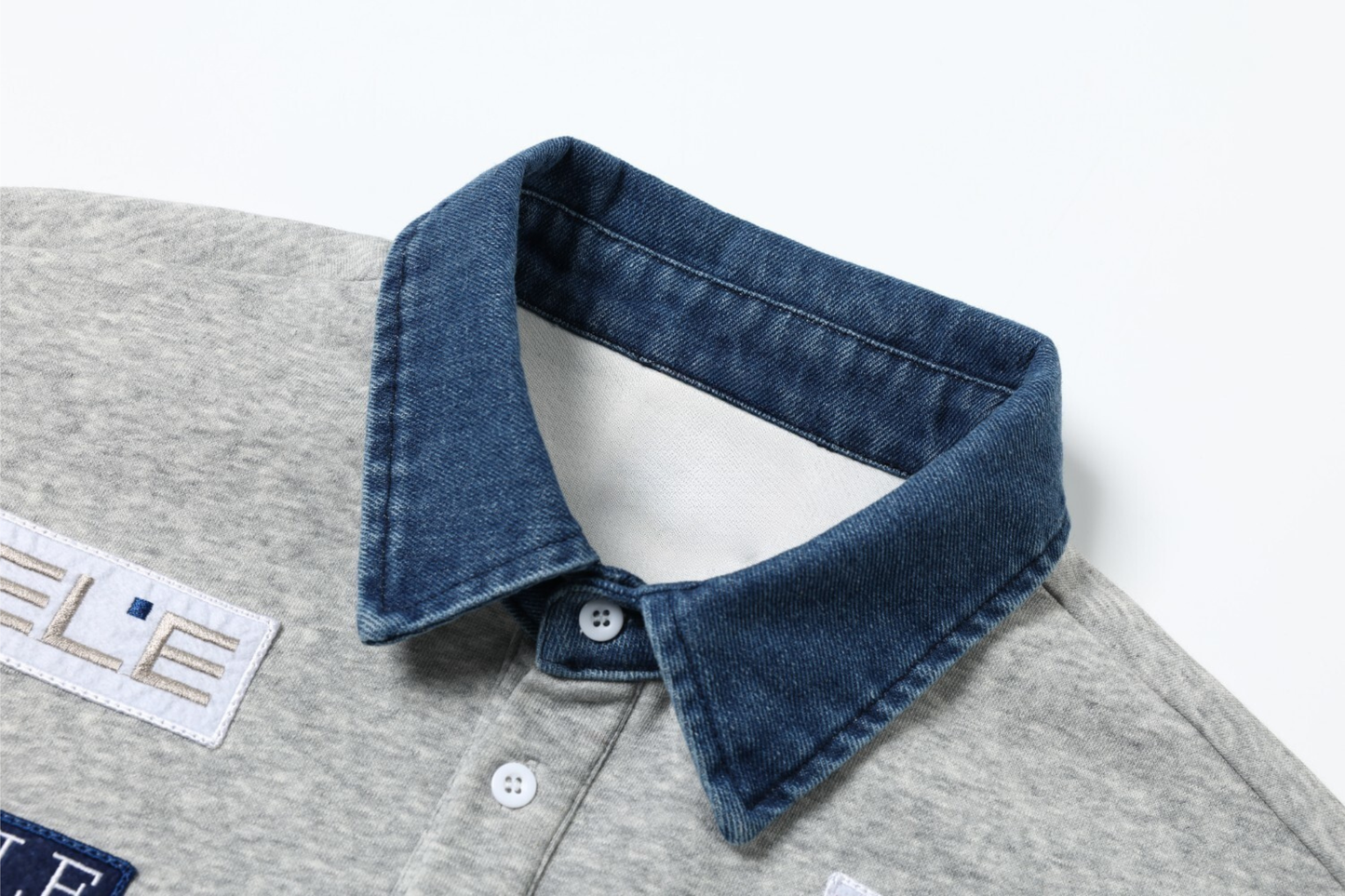 CapCabin Patchwork Polo Sweatshirt