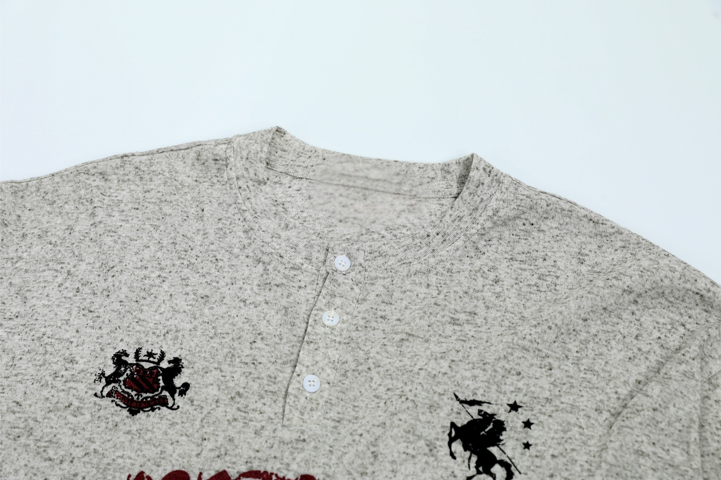 CapCabin Heraldic Henley Long Sleeve