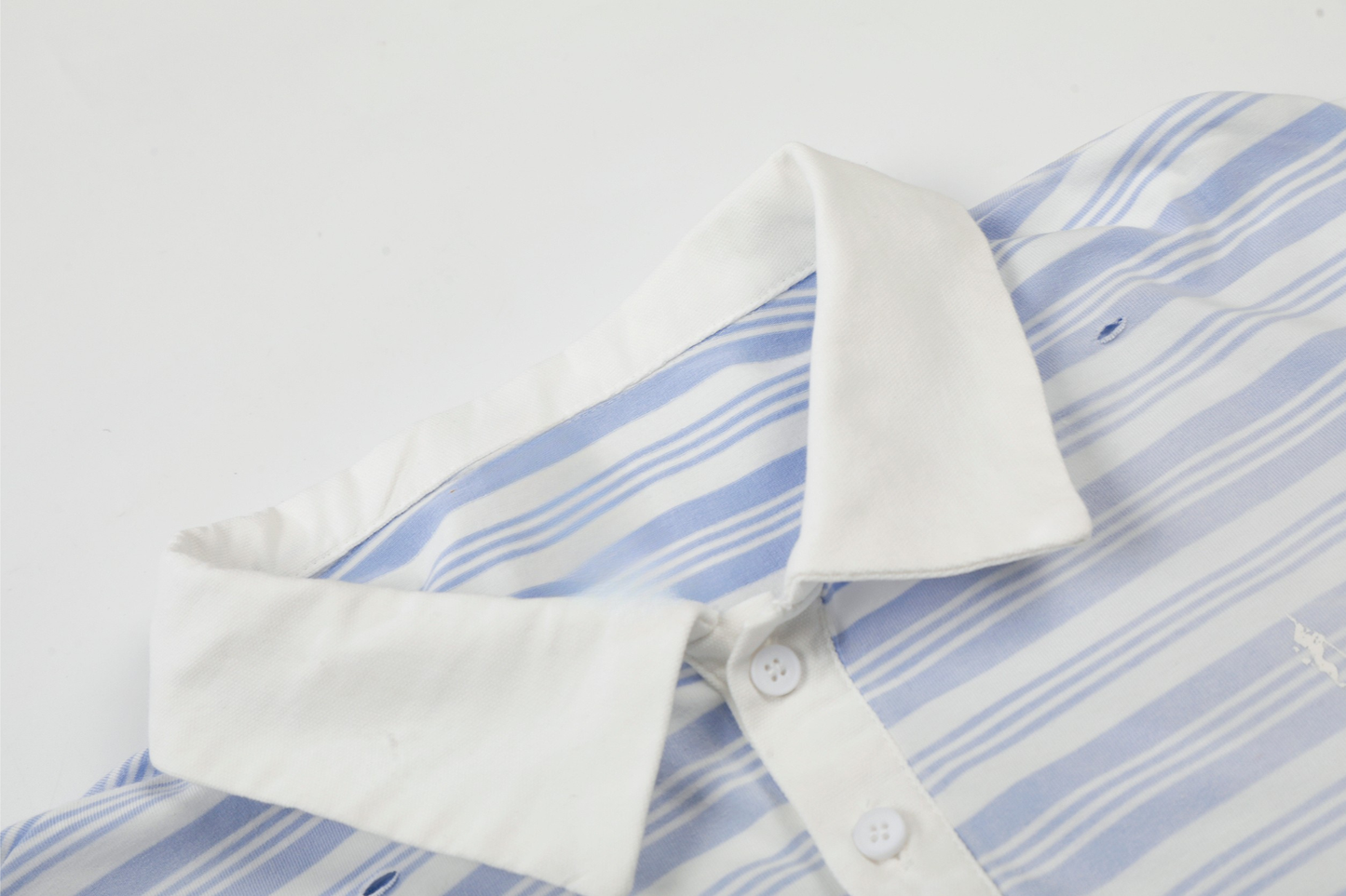 CapCabin Striped Long Sleeve Polo Shirt