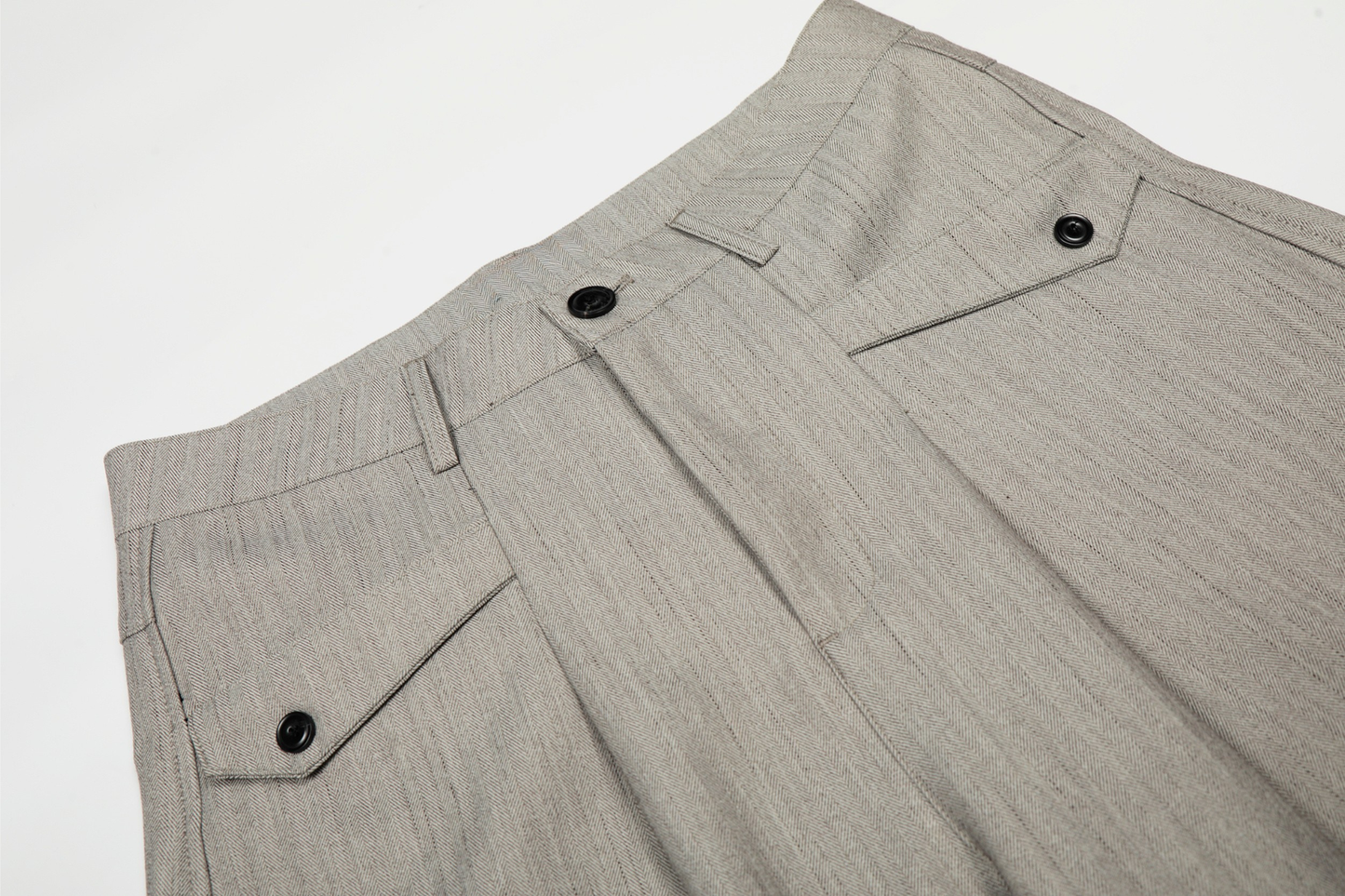 CapCabin Wide-Leg Tailored Pants