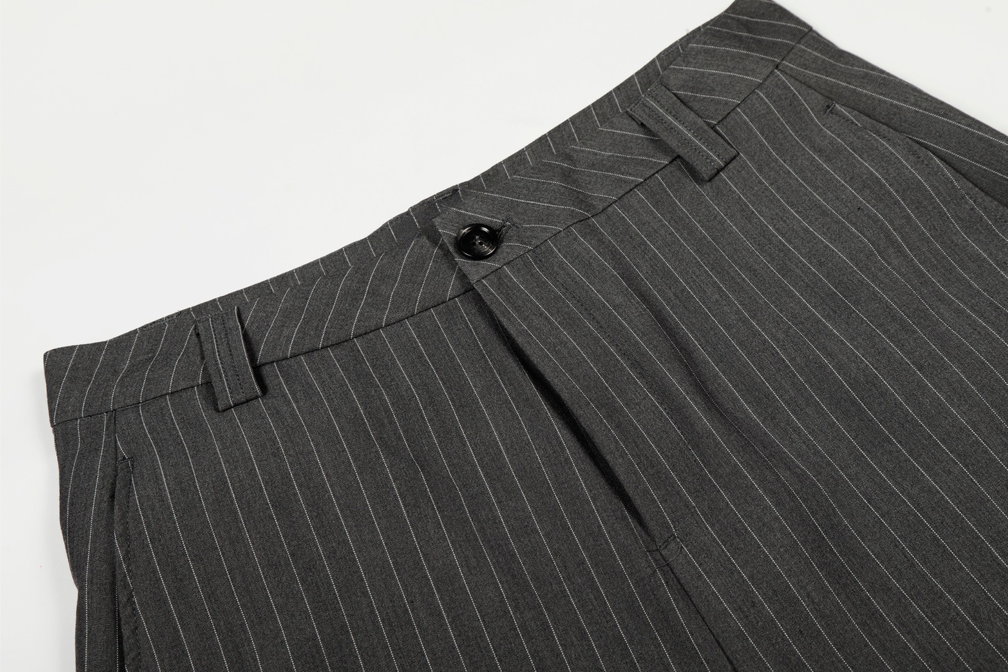 CapCabin Pinstripe Wide-Leg Trousers
