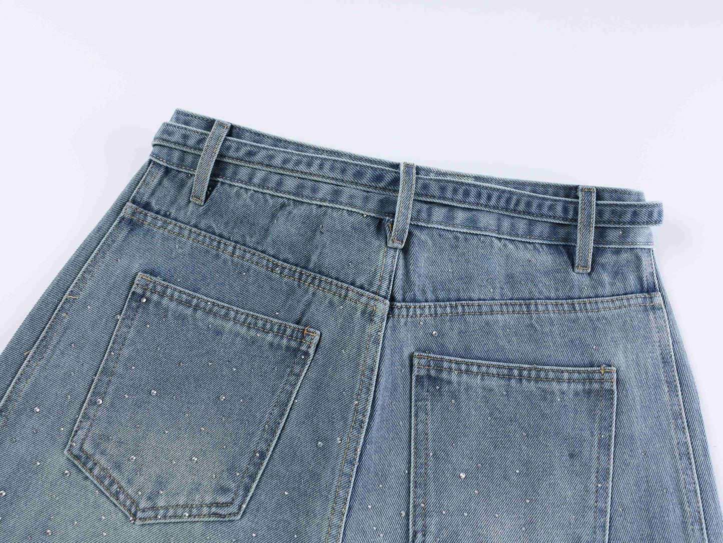 CapCabin “Starlight Dust Denim Pants”