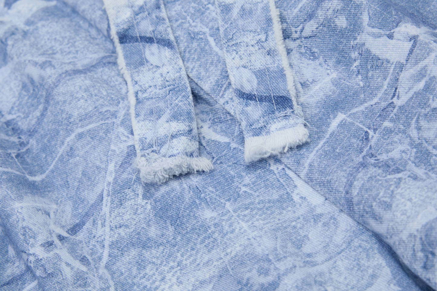 CapCabin “Washed Marble Wide-Leg Pants”