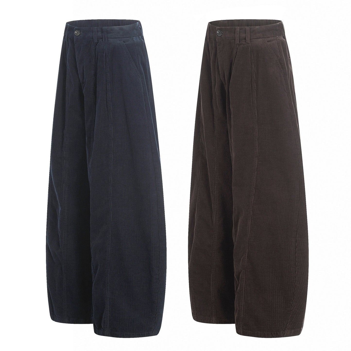 CapCabin Wide-Leg Corduroy Pants