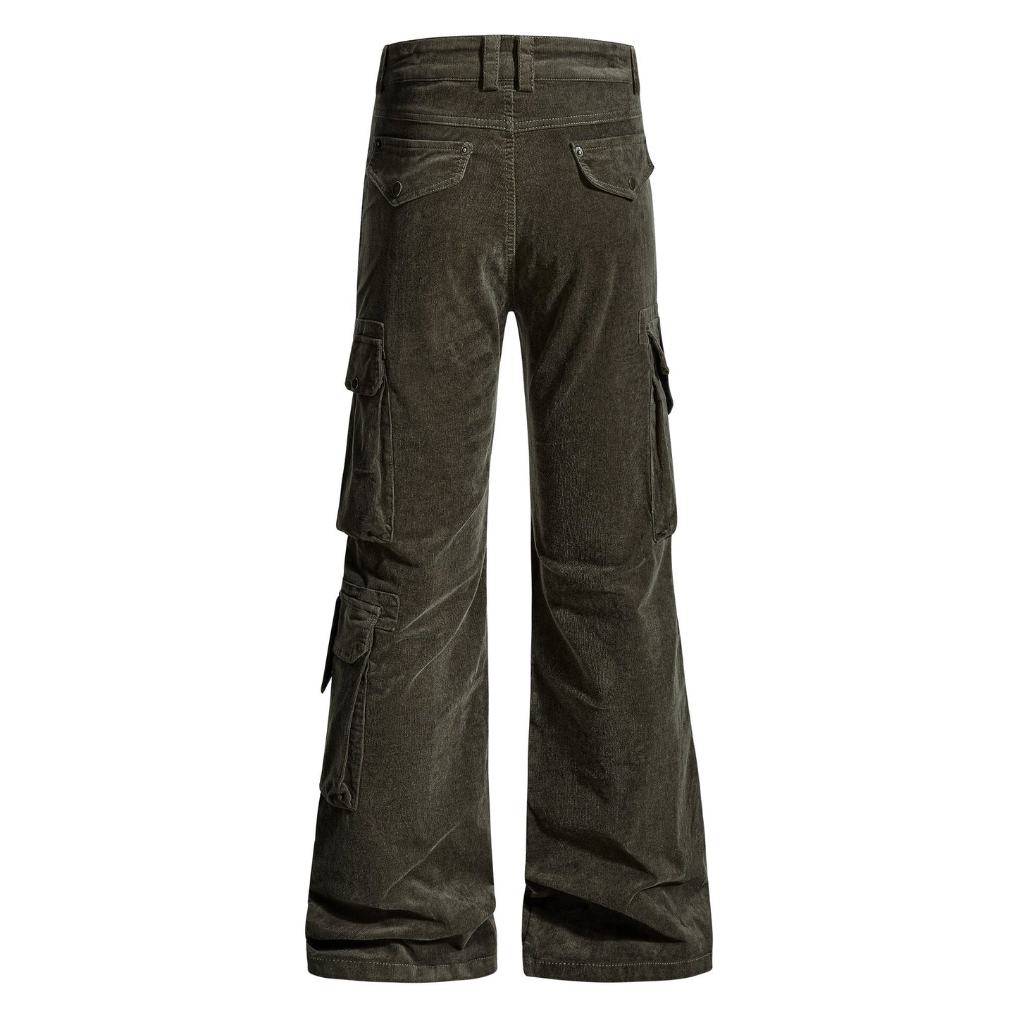 CapCabin Washed Utility Flared Pants