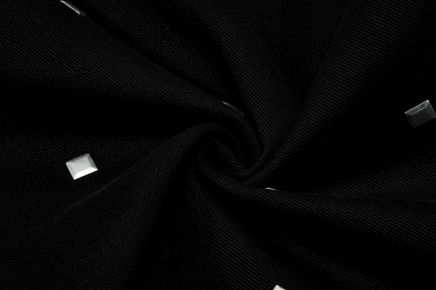 CapCabin Stud Detail Wide-Leg Pants