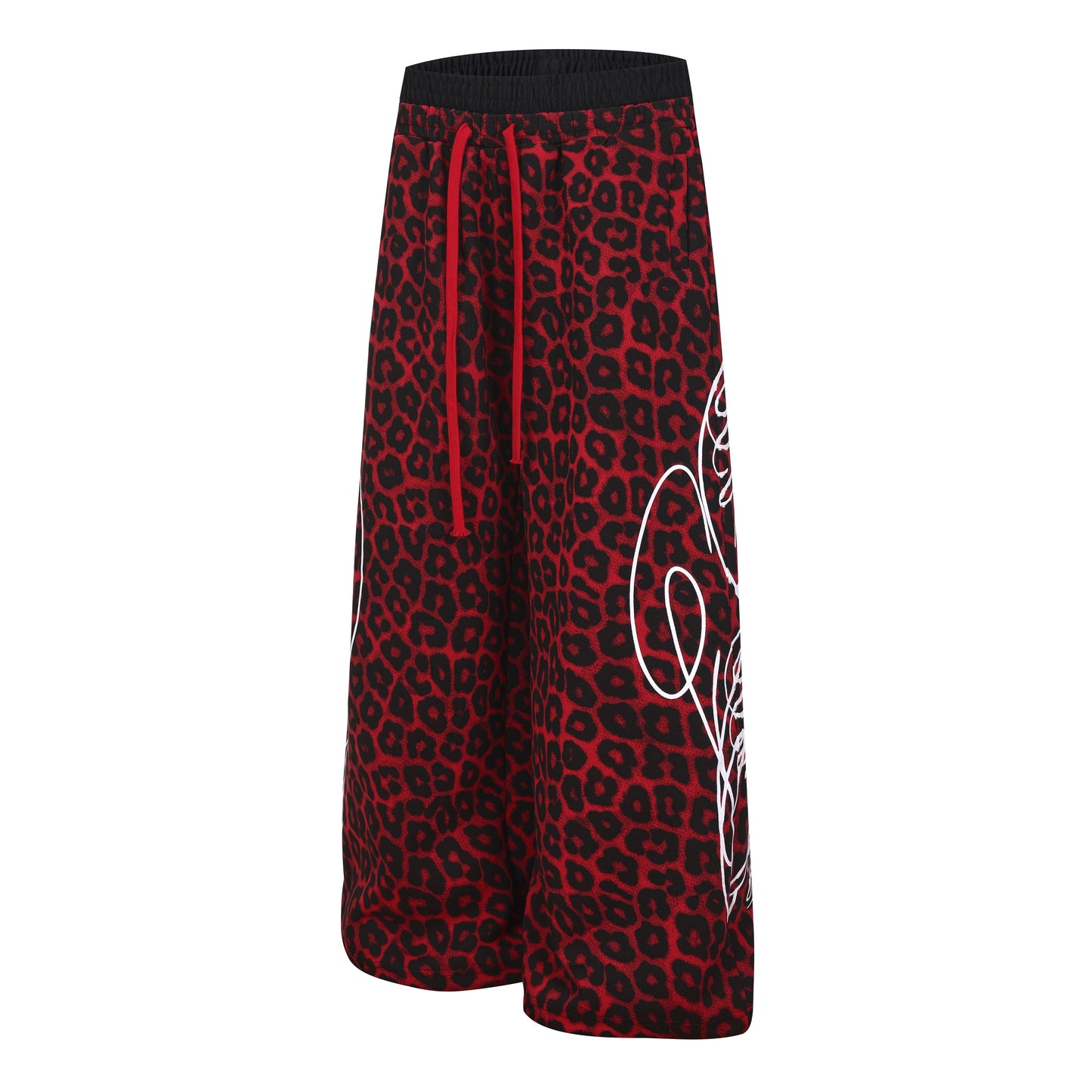 CapCabin Leopard Panel Sweatpants