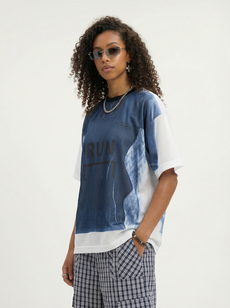 CapCabin Run Graphic Mesh Jersey