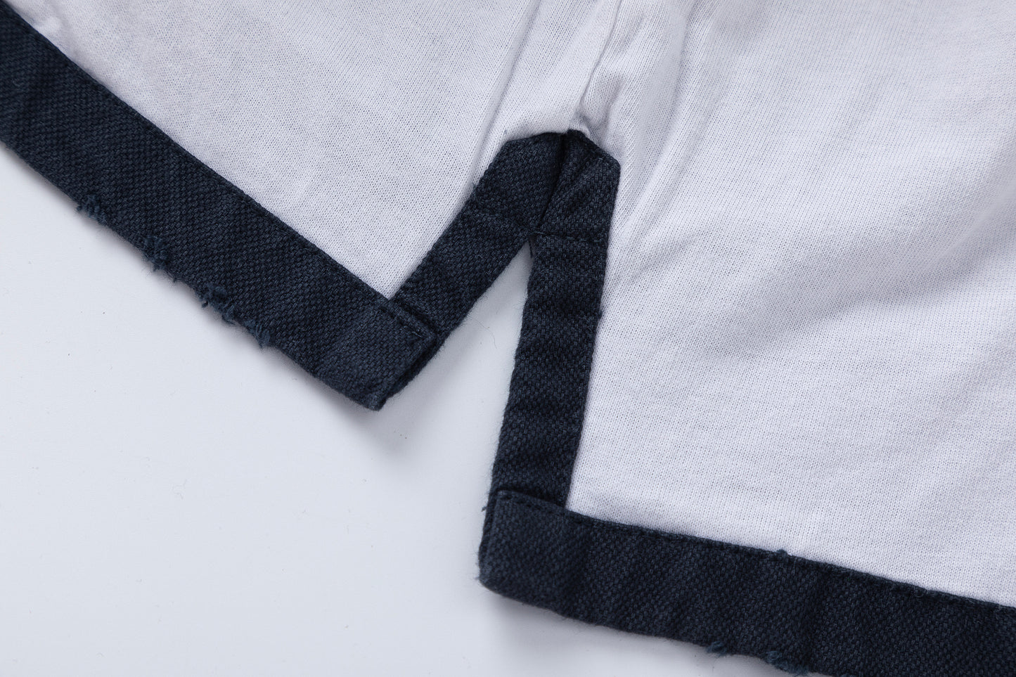 PROJECT G/R Striped Distressed Rugby Polo Shirt