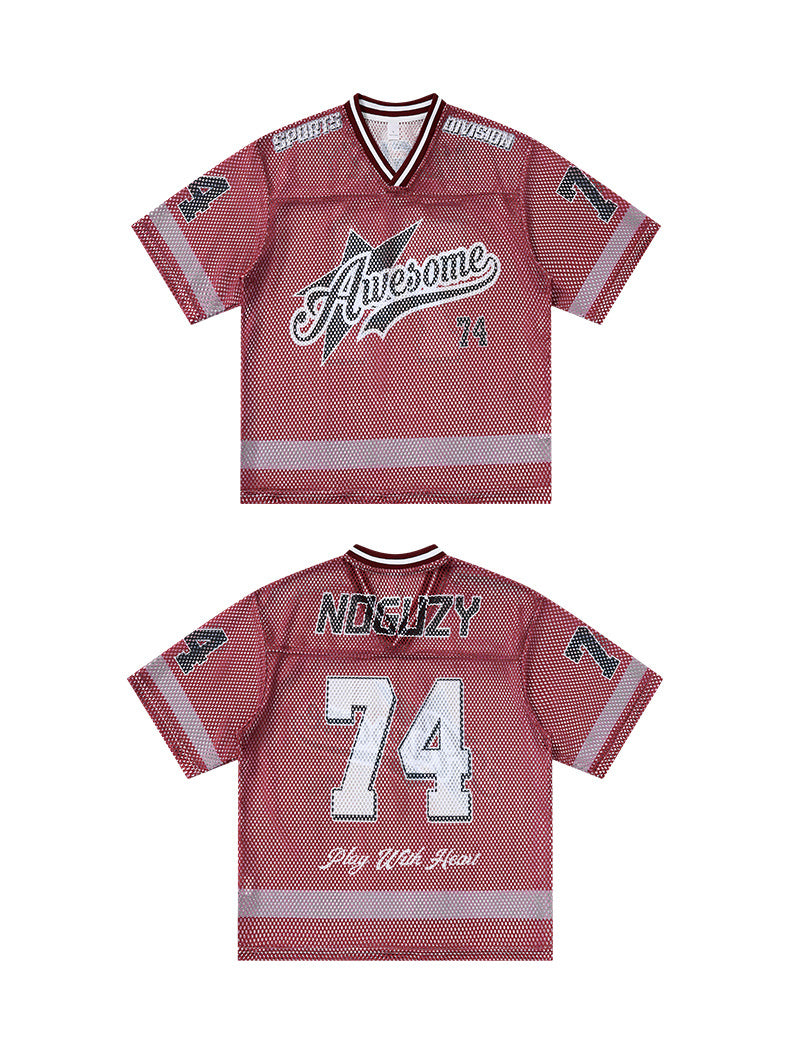 CapCabin “Awesome 74” Mesh Jersey T-Shirt