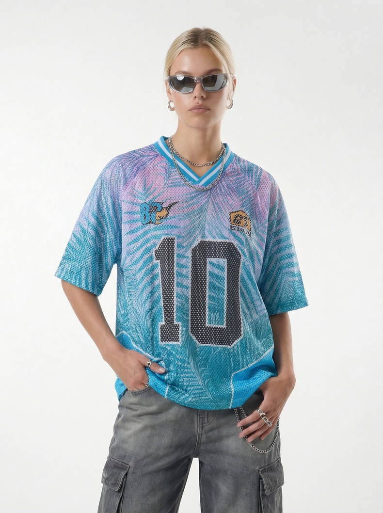 CapCabin “Tropical 10” Mesh Jersey T-Shirt