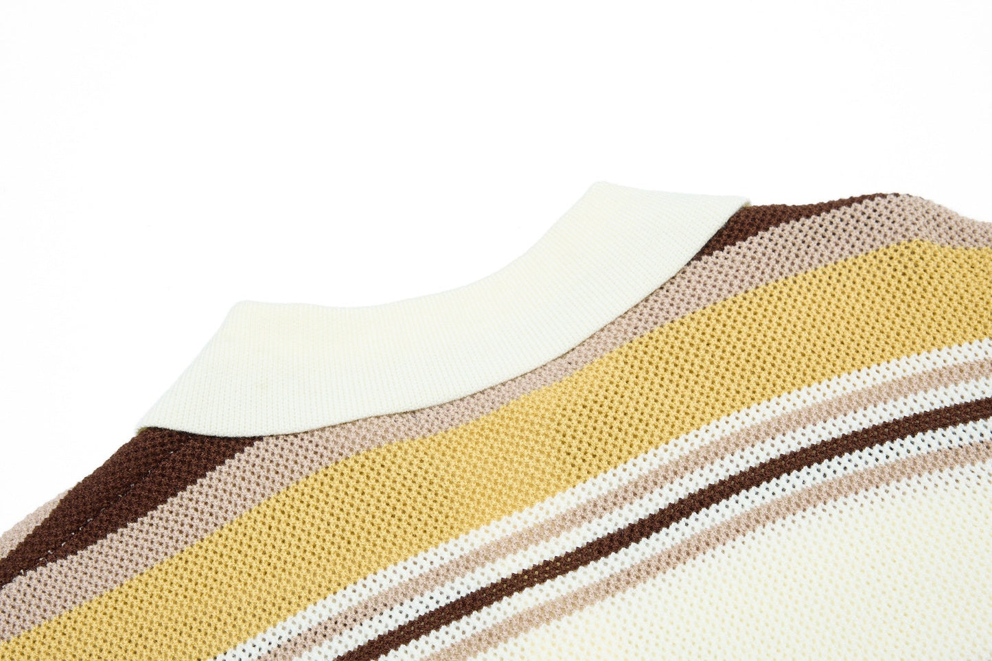 CapCabin “Retro Stripe Knit Polo”
