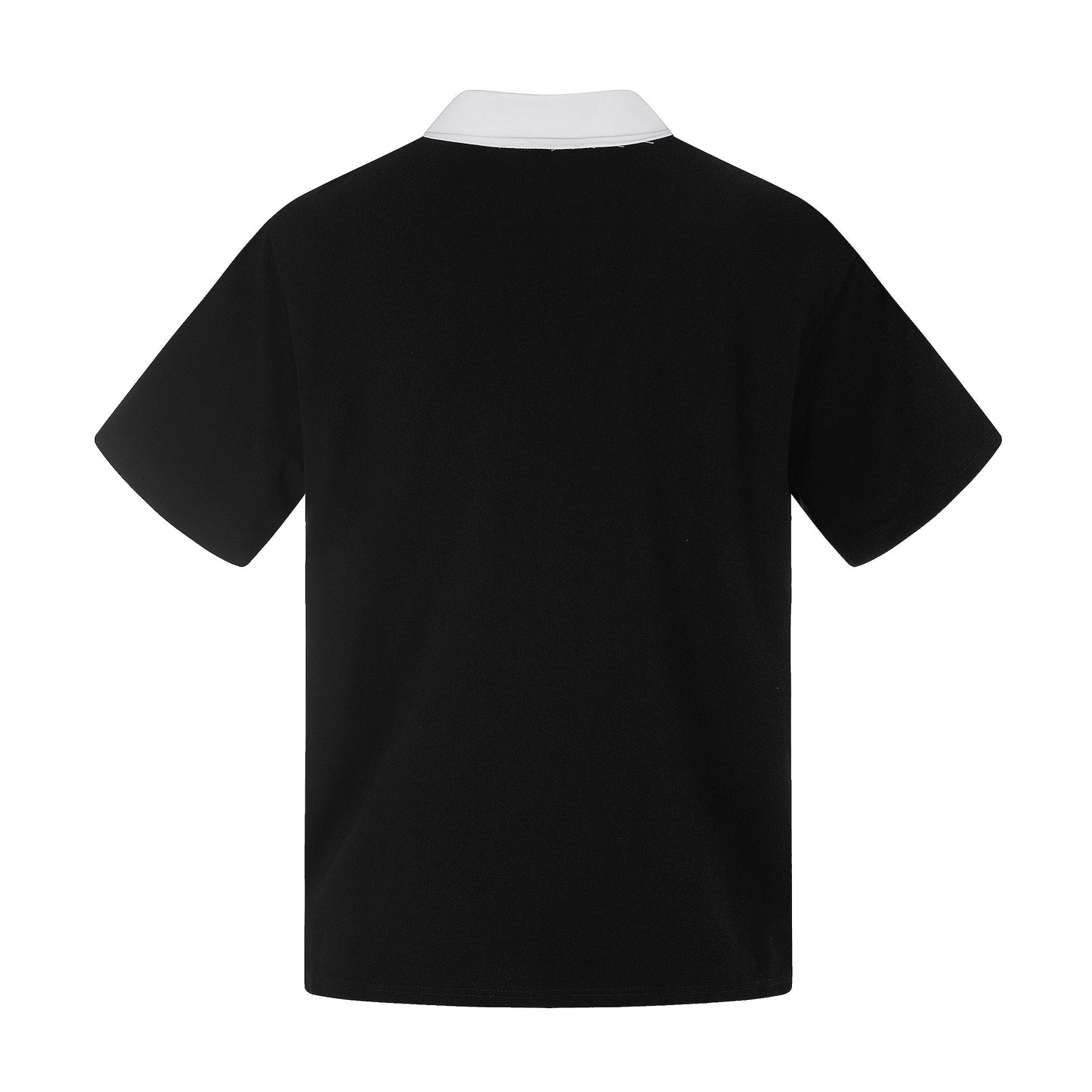CapCabin “Classic Stripe Crest Polo Tee”