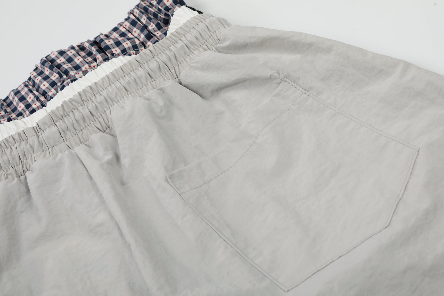 CapCabin Script Logo Wide-Leg Nylon Pants