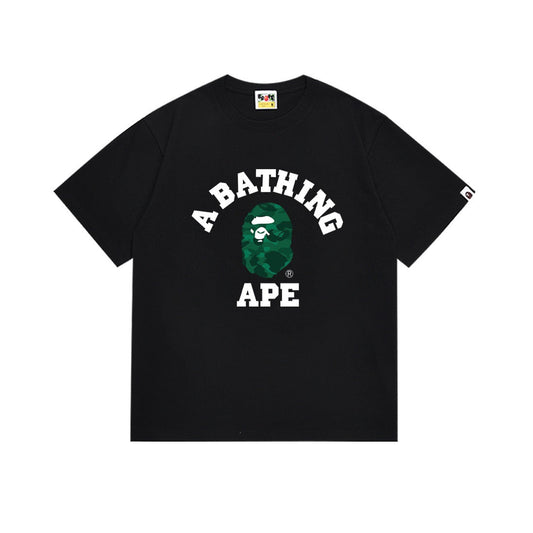 BAPE A Bathing Ape Camo Logo T-Shirt