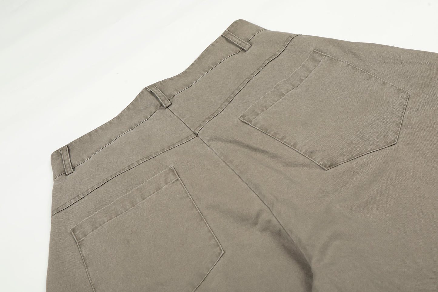 CapCabin Stud Detail Wide-Leg Pants