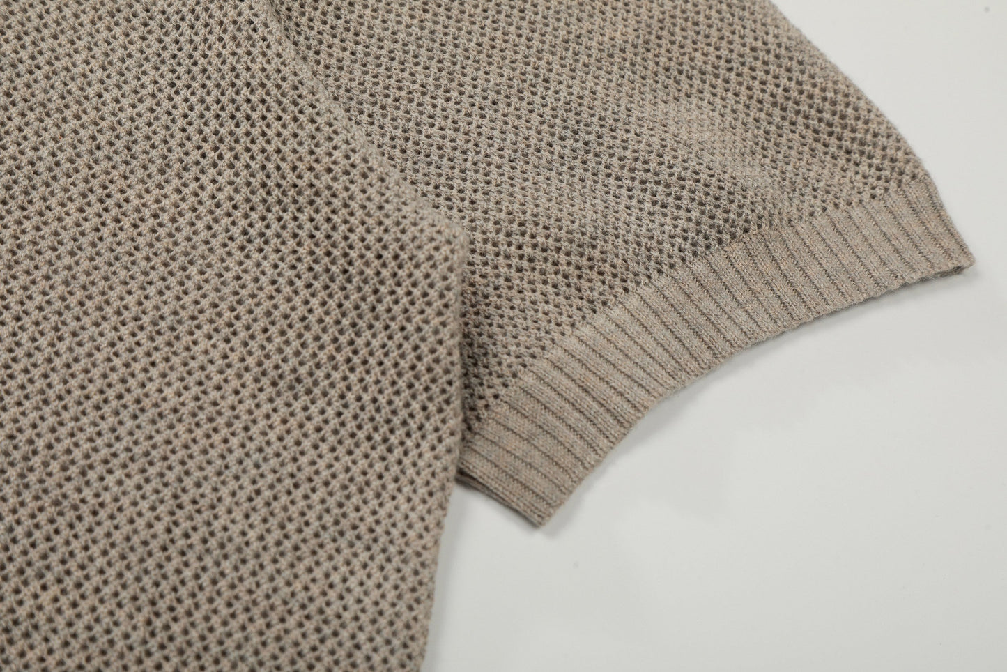 CapCabin “Open Knit Polo Tee”