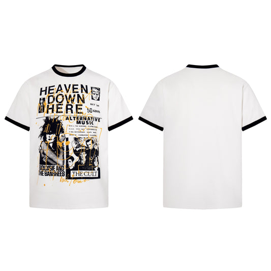 CapCabin Heaven Down Graphic T-Shirt
