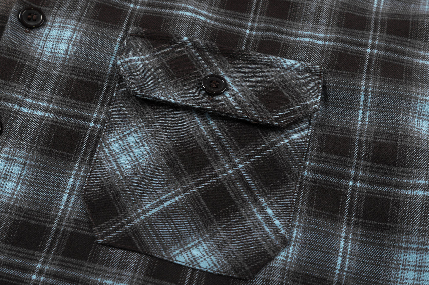 WELLDONE Split Plaid Overshirt